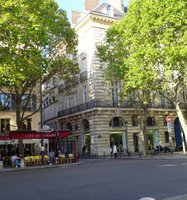Angle place Saint-Sulpice et rue des Canettes
