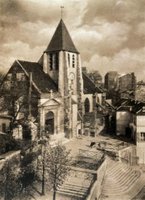 Eglise Saint Germain de Charonne rue de Bagnolet Atget