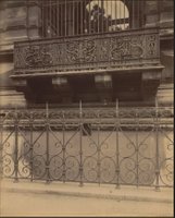 Balcon du Louvre Charles IX Atget