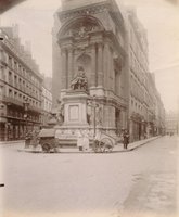 Fontaine Molière rue de Richelieu Atget