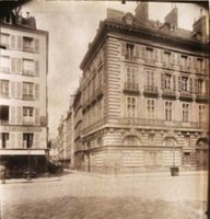 angle de la Place Saint-Sulpice et de la rue des Canettes Atget