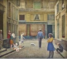 Balthus painting Passage du Commerce Saint Andre