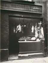 butcher shop rue Christine Atget