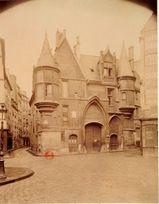 Hôtel de Sens depuis la rue de l'Ave-Maria
Atget - 1899
(BNF)