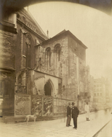 Le clocher de l'église avant la restauration en 1913
Atget
(Ecole Nationale Supérieure des Beaux Arts)