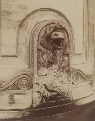 Fontaine Cuvier (Détail)
Atget – 1905/1906
(BnF)