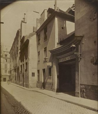 34, rue du Renard
Atget – 1908
(Musée Carnavalet)