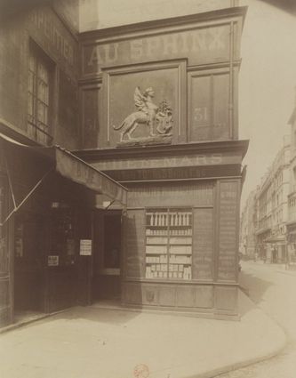 Maison du Sphinx
31, rue Saint-Denis
Atget – 1907
(BnF)