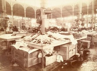 Fish stall at les Halles
Atget – 1898
(Musée Carnavalet)