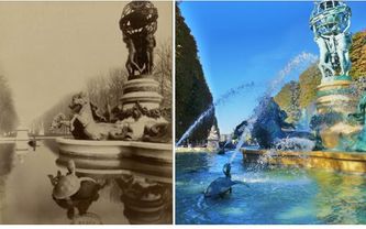 Observatory Fountain by  Carpeaux
Luxembourg Garden
Atget – 1901/1902
(Musée Carnavalet)