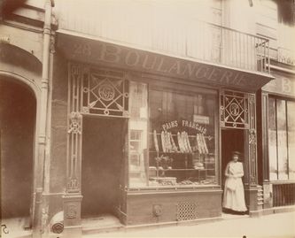 Boulangerie – 28, rue des Blancs-Manteaux
Atget - 1910
(Musée Carnavalet)
