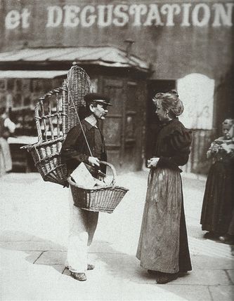Marchand de paniers
Atget 1899/ 1900
