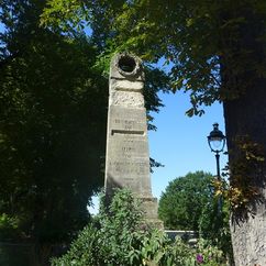 Montsouris Park - South Obelisk Meridian Line