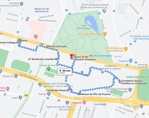 Map stroll Cité Internationale