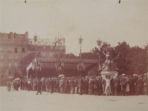 Inauguration Statue Francis Garnier July 1898 Atget