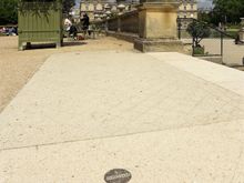Jardin du Luxembourg Arago plaque Meridian Line