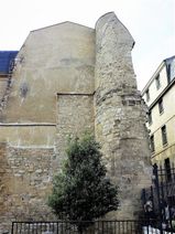 Montgomery Tower wall Philip Augustus rue Charlemagne rue des Jardins Saint Paul